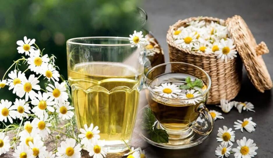 parasitoentzako chamomile decoction